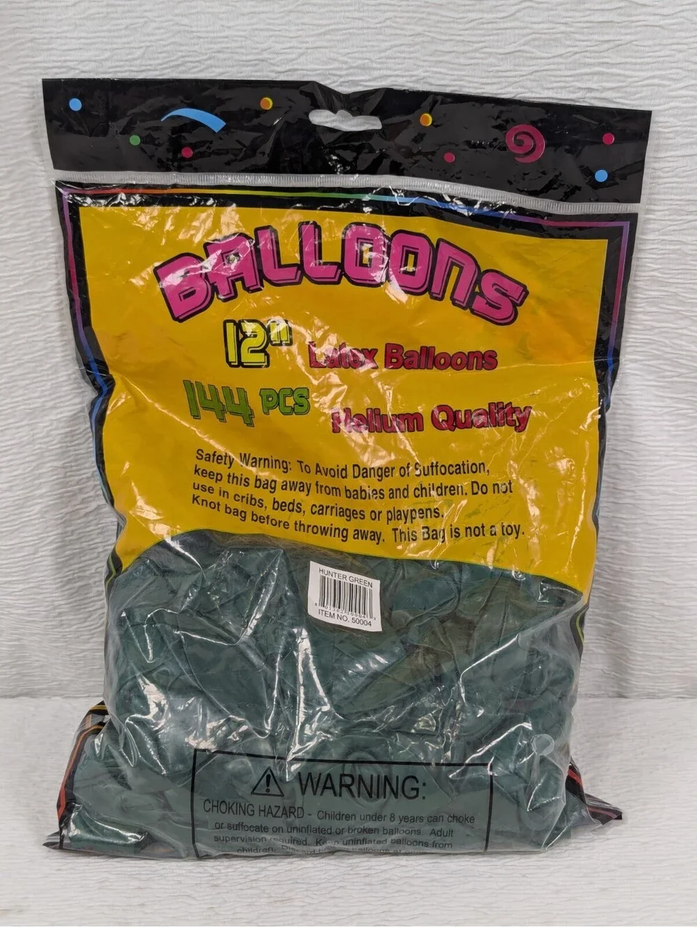 12 inch - Latex Balloons - Hunter Green - Party Helium Balloons - 144 Pack